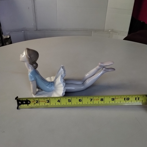Lladro Ballerina Heather Blue & White Porcelain Figurine Collectible Art 1978 - Picture 7 of 9